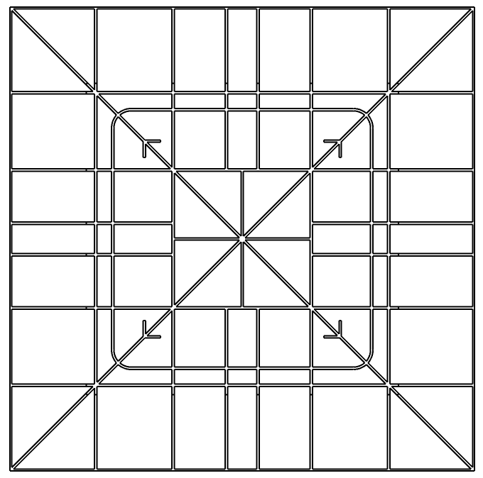 24" x 24" ABS pad